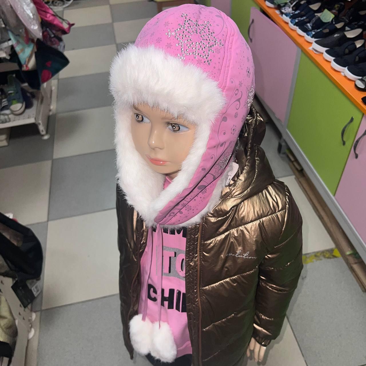 Зимова шапка для дівчинки \"Каролина\" №700, (Девід Стар)